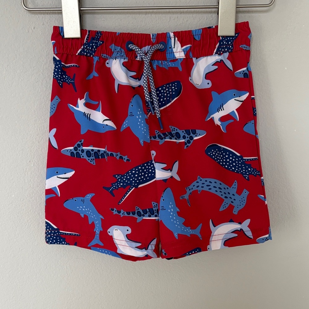 Wonder Nation Toddler Boy Quick Dry Swim Shorts, Sharks